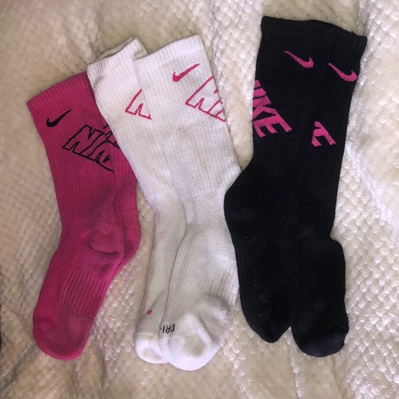 Nike Other - 3 Pairs Nike Socks- Pink Theme